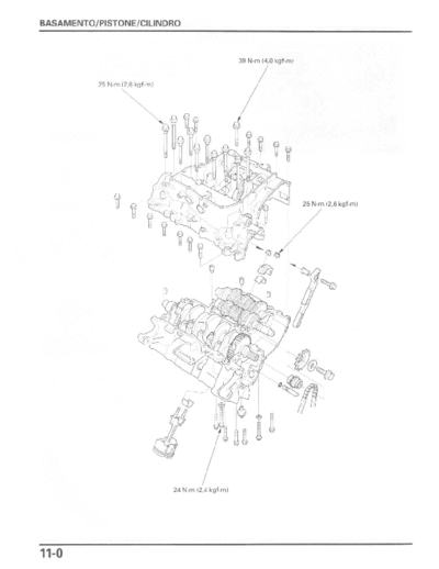 Honda Moto Hornet 600cc Basamento Pistone Cilindro (in Italiano) pag. 15